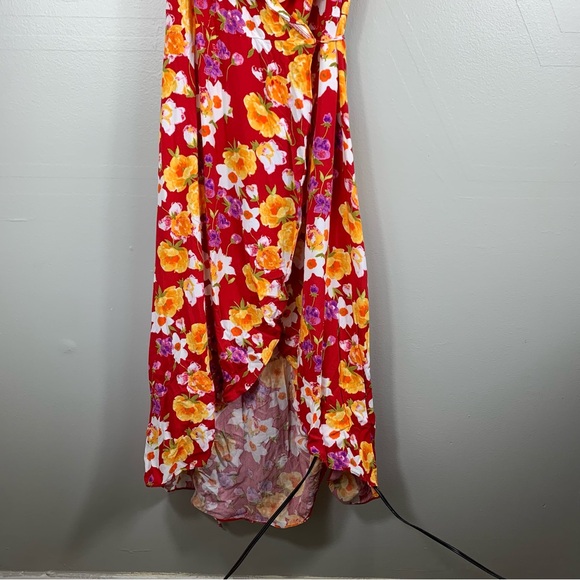 & Other Stories | Maxi Floral Wrap Dress with Flower pattern Size 8 - Picture 3 of 8